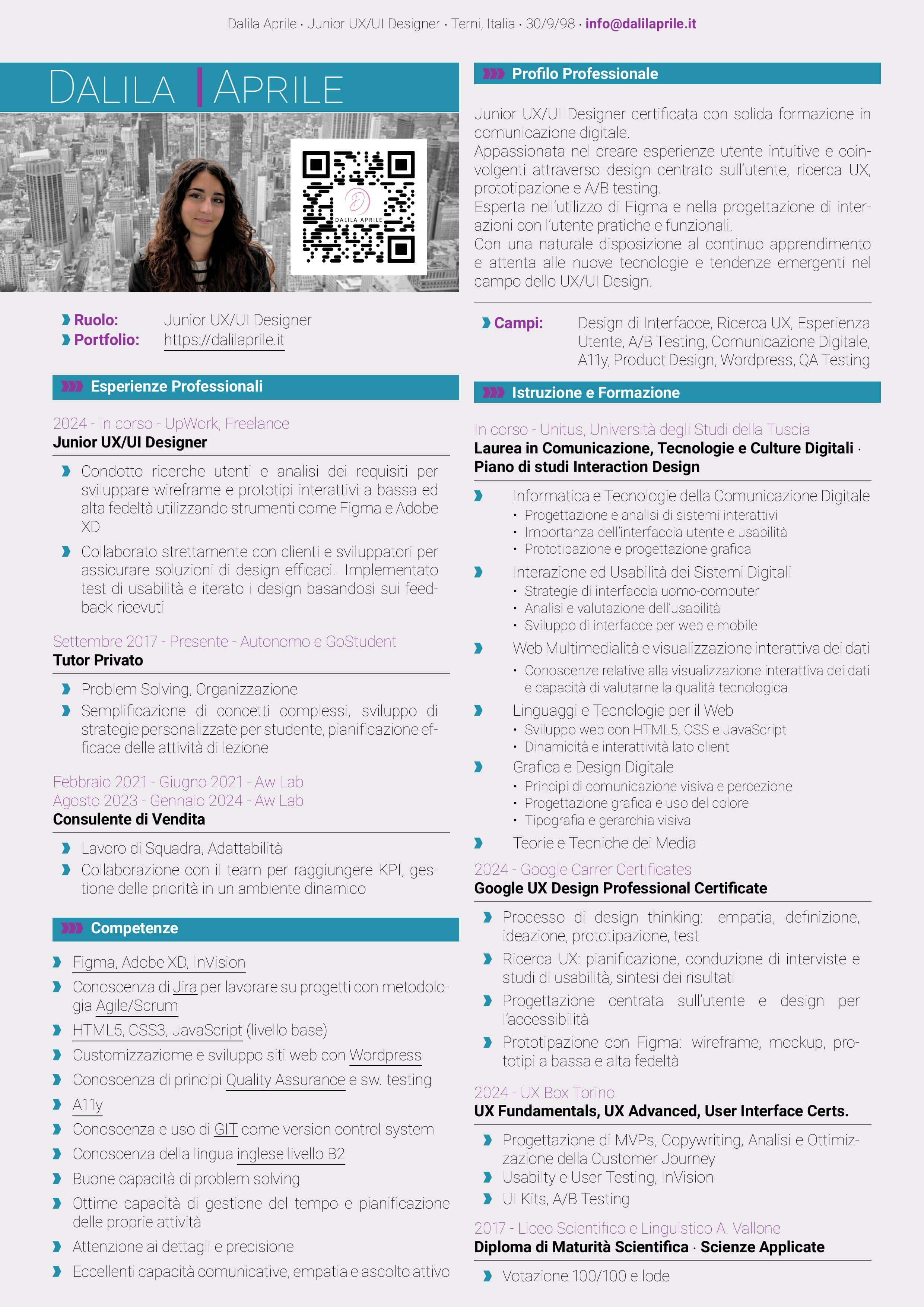curriculum vitae